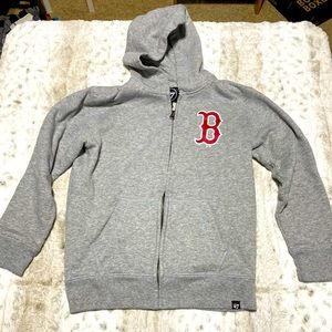 Red Sox zippered hoodie.  Boys size M.